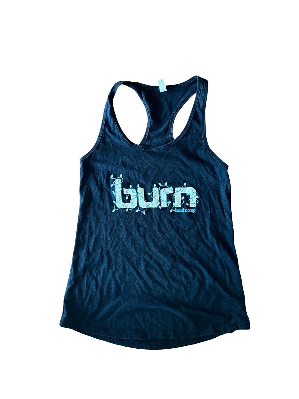 Burn Boot Camp Graphic Racerback Tank